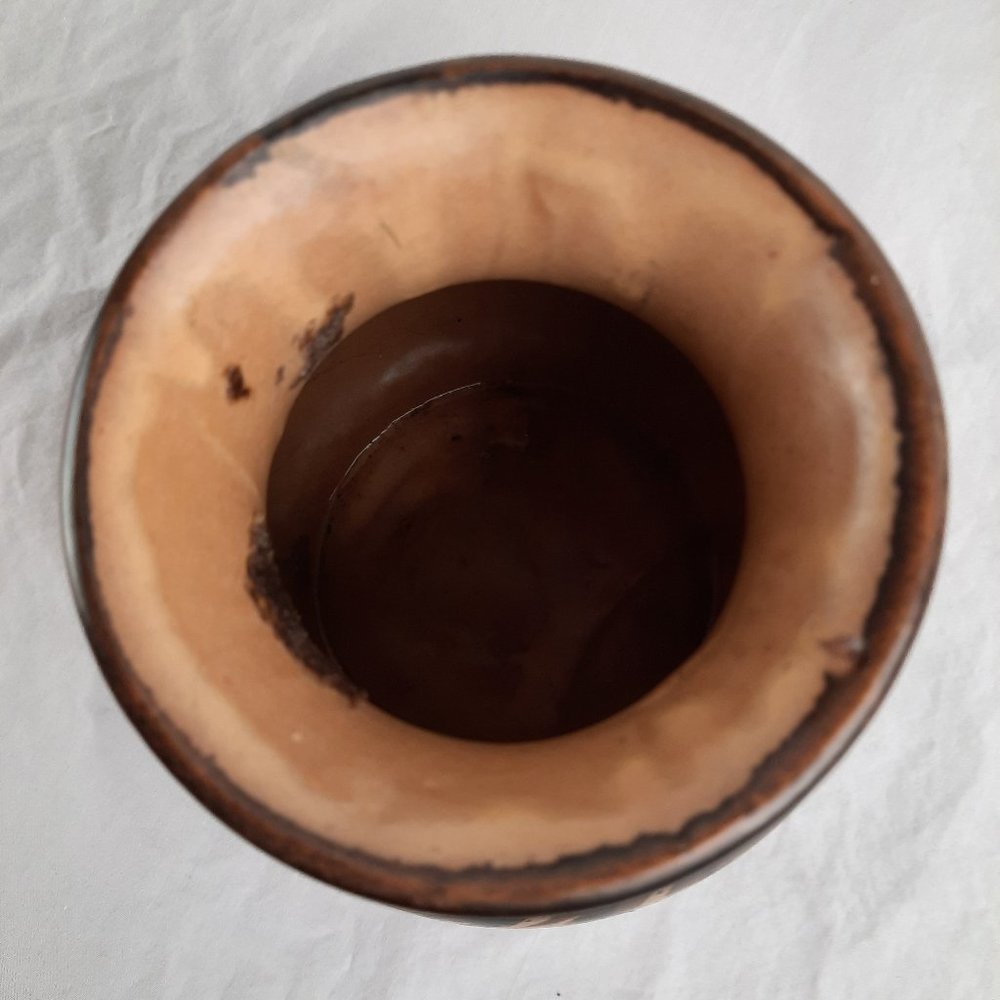 B Welsh, Pacific Stoneware, Hand Painted, Pottery Vase, Made in USA in 1971 - Picture 3 of 7